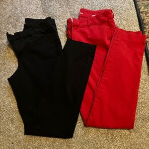 (10 Tall) 2 pair Old Navy pixie pants